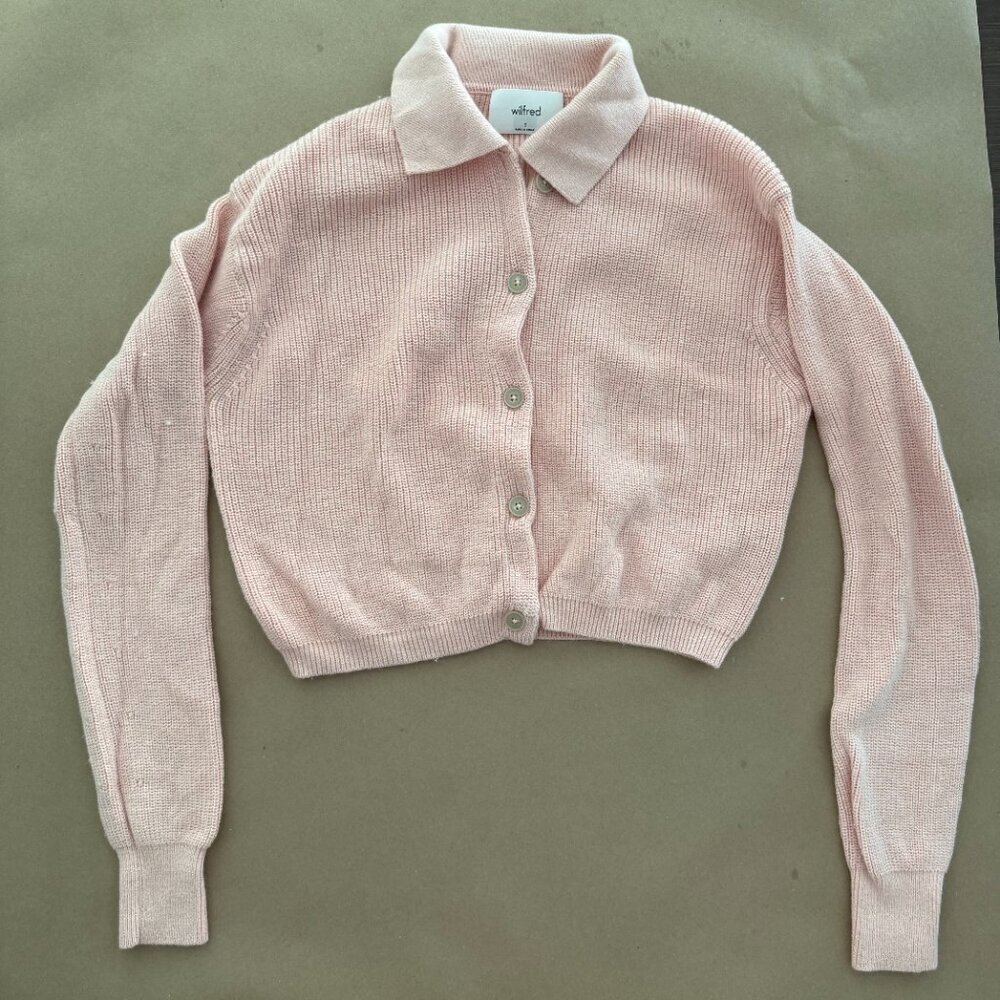 Aritzia Wilfred Pink Nextdoor Sweater - Picture 6 of 10